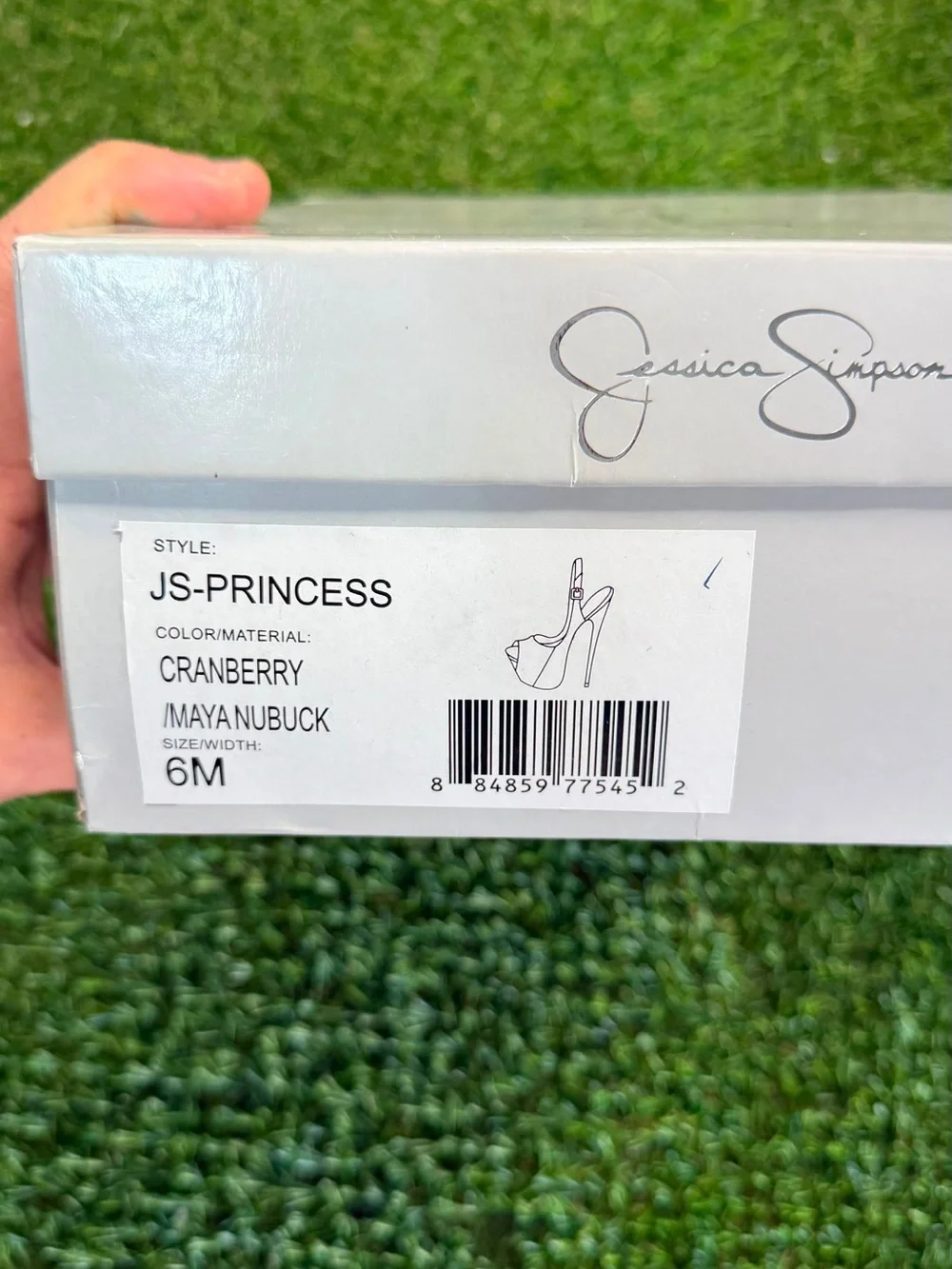 Jessica Simpson Sandi Colorblock Suede Slingback Pumps Pink Grey Blue 6B NIB